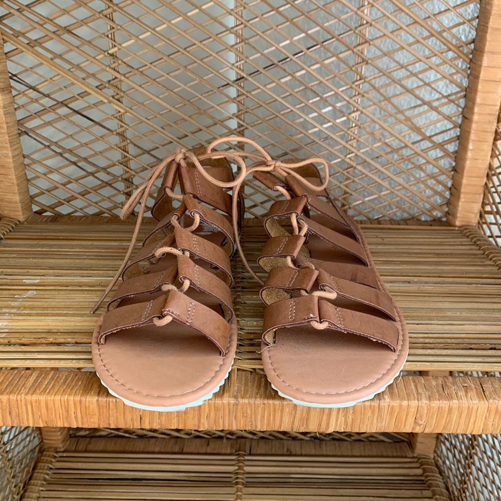 Lace-up sandals